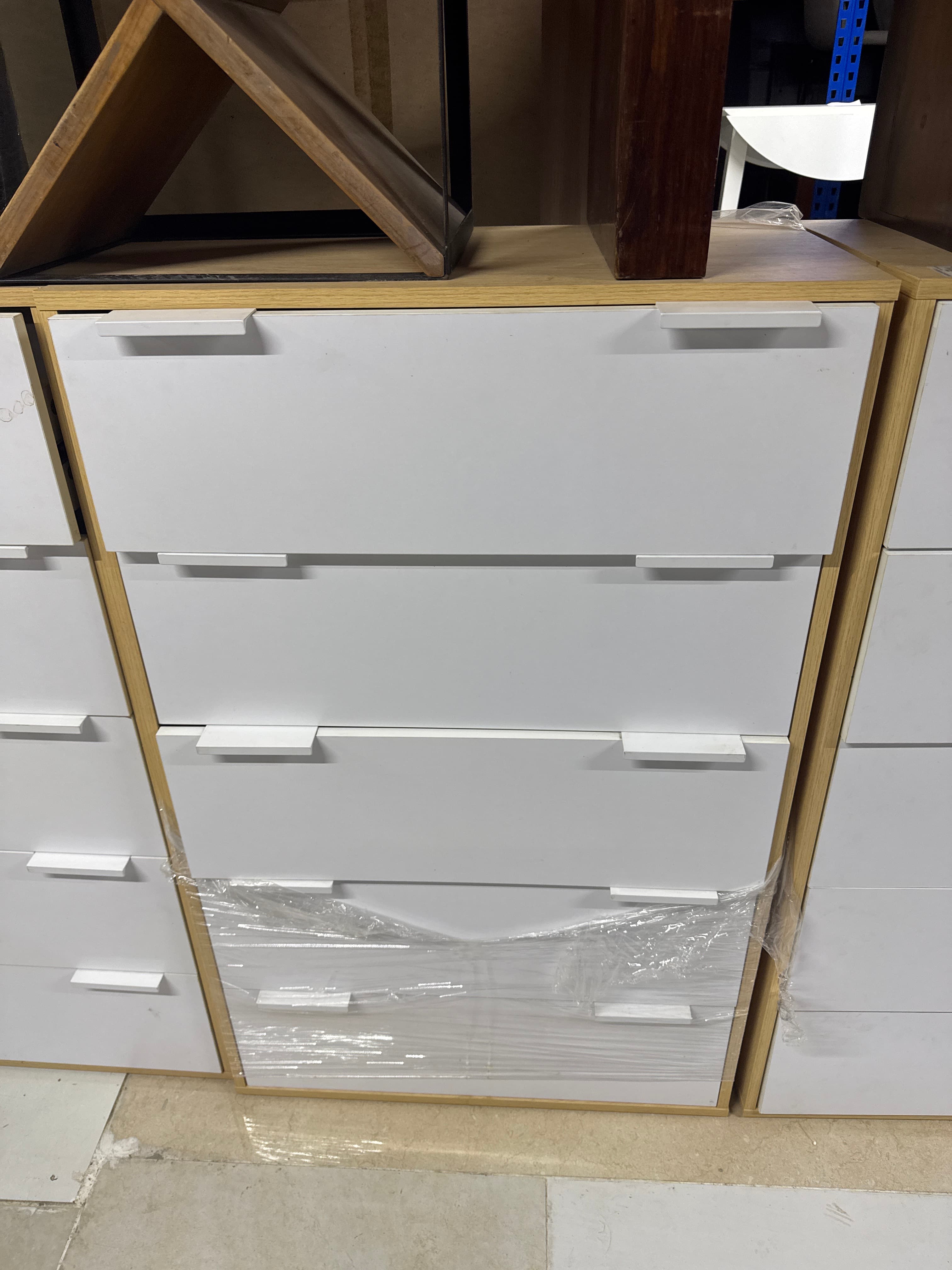 White 4-Drawer Chest