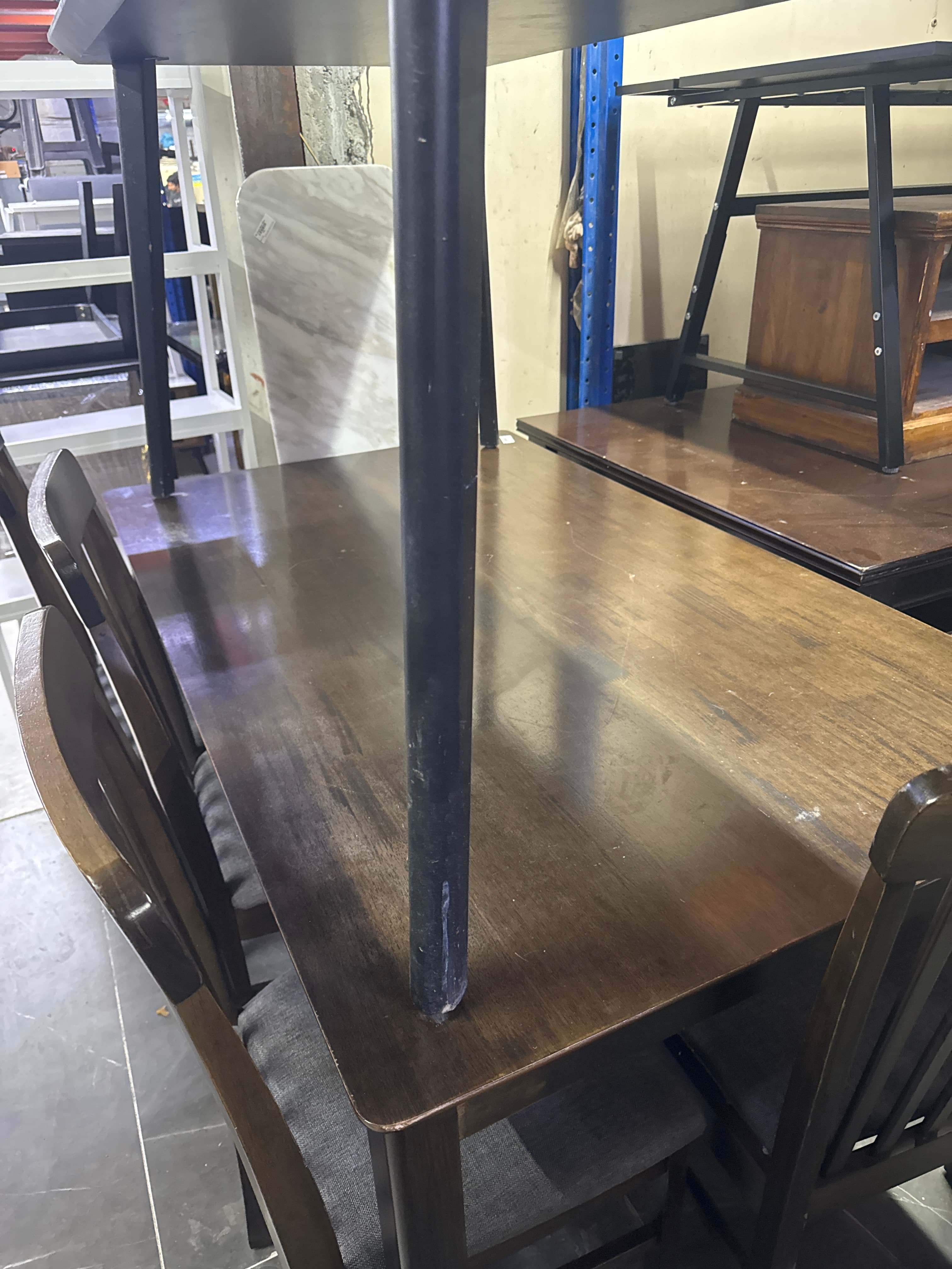 Wooden Dining Table and Chairs Set 2