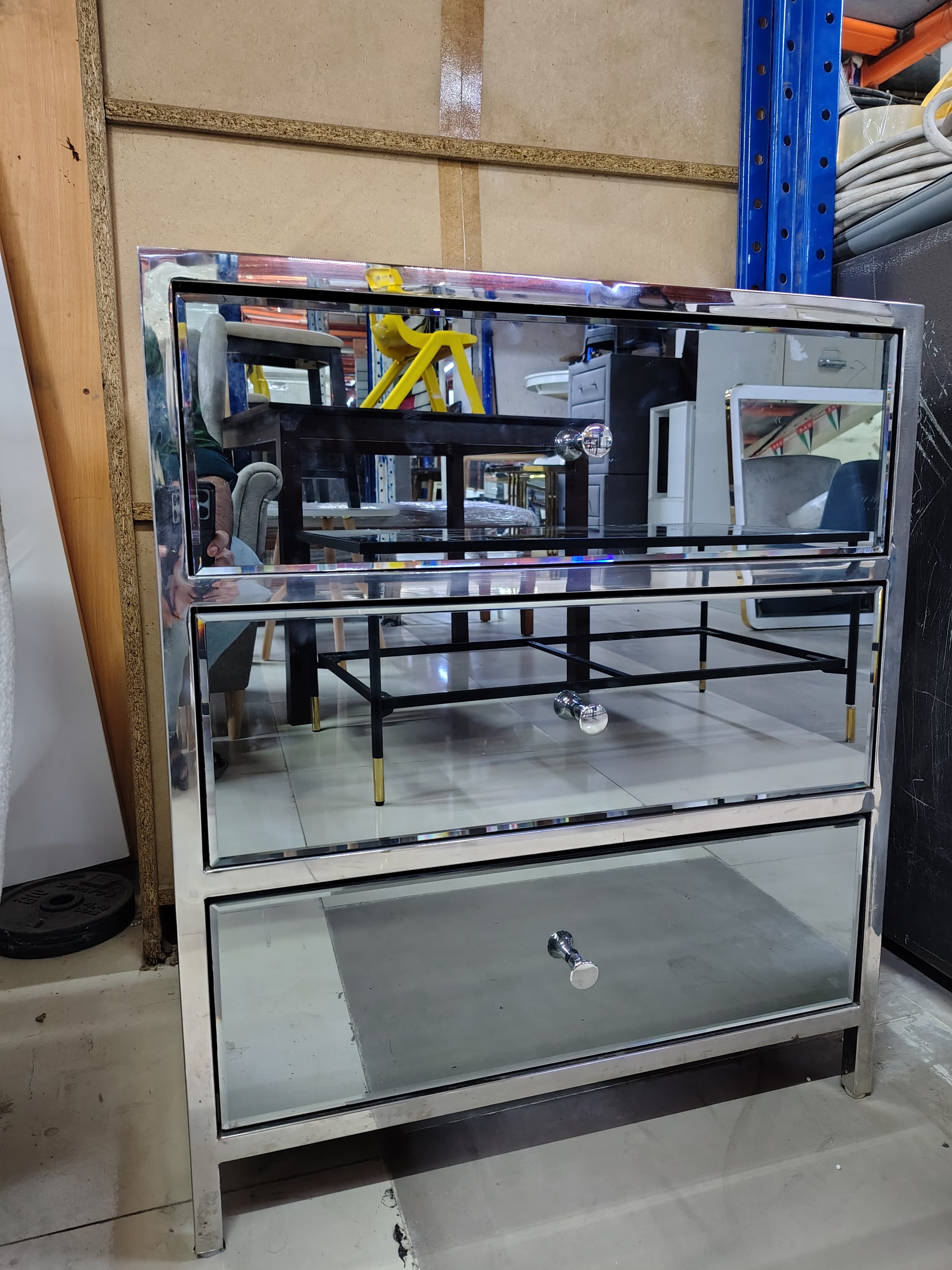 Mirrored Chest of Drawers