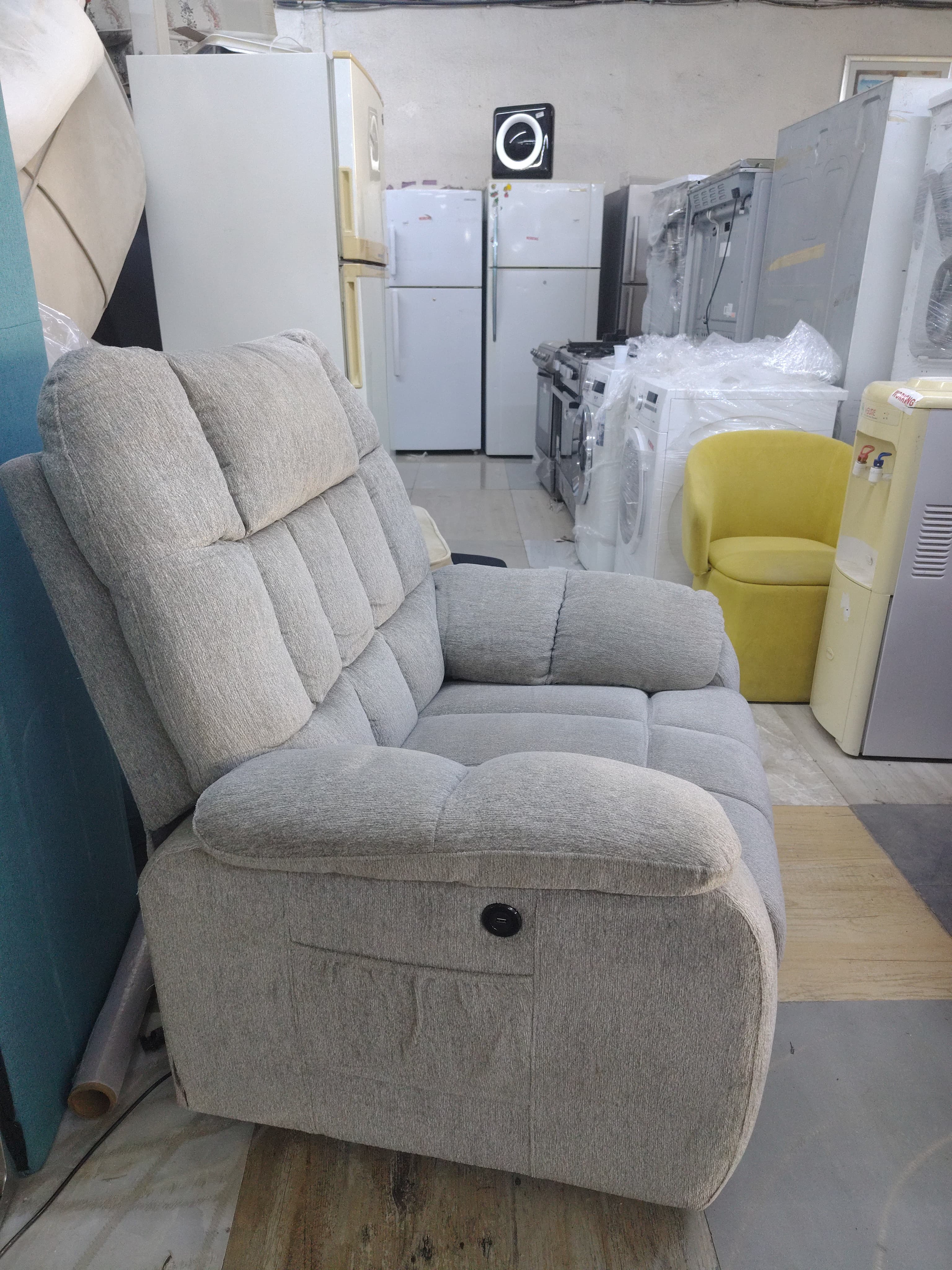 Gray Recliner Armchair 2