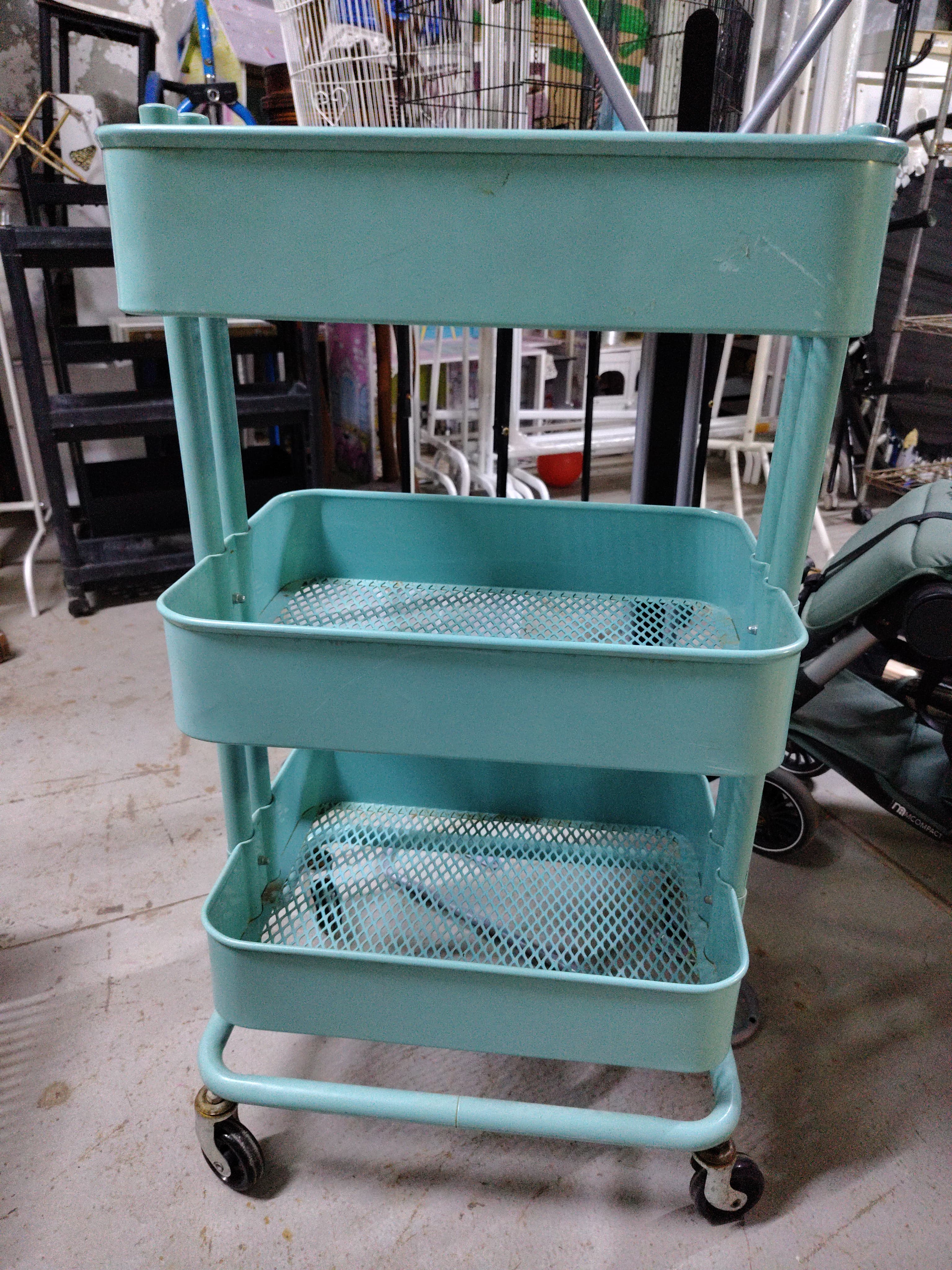 3-Tier Rolling Storage Cart