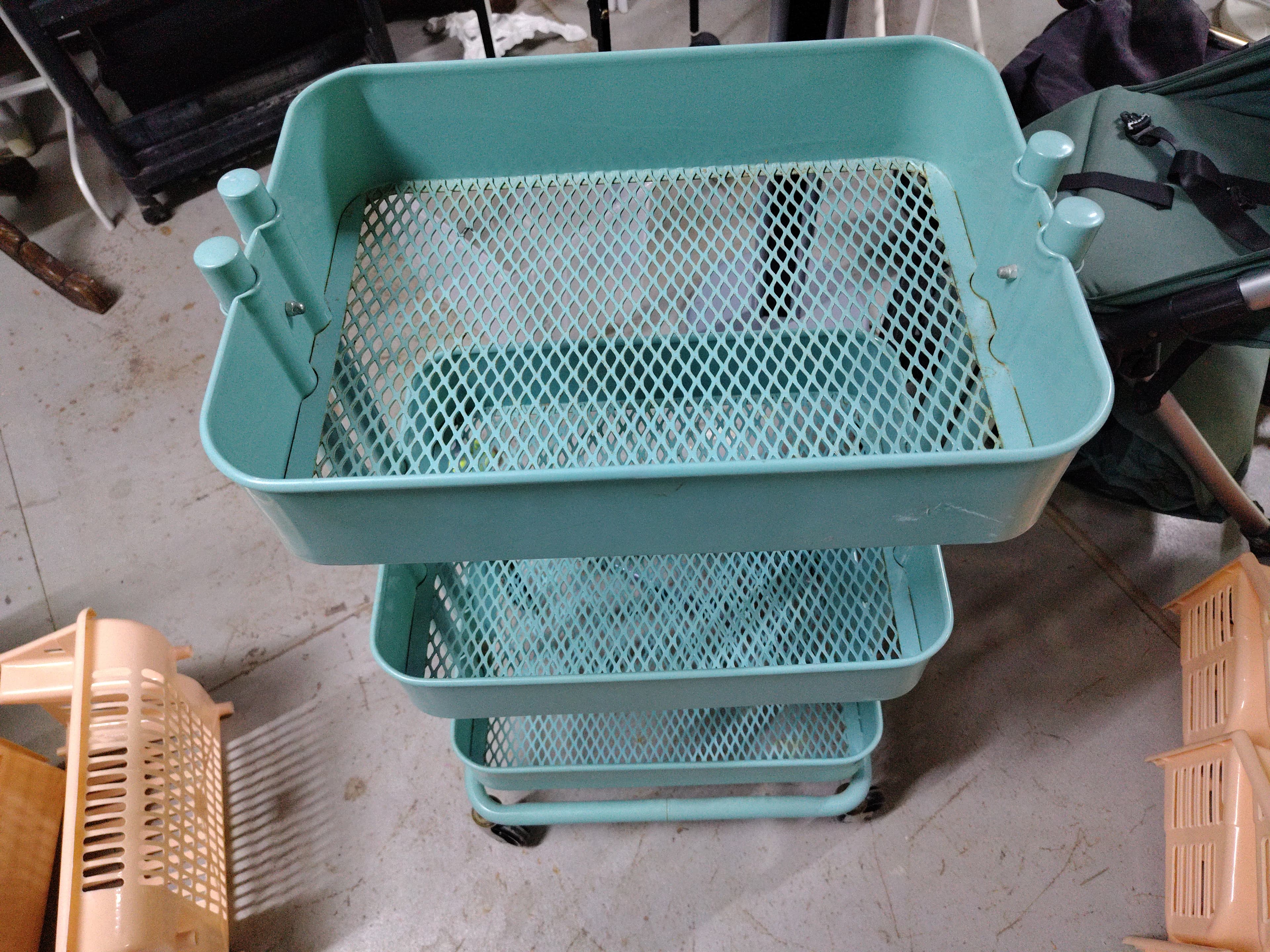3-Tier Rolling Storage Cart 2