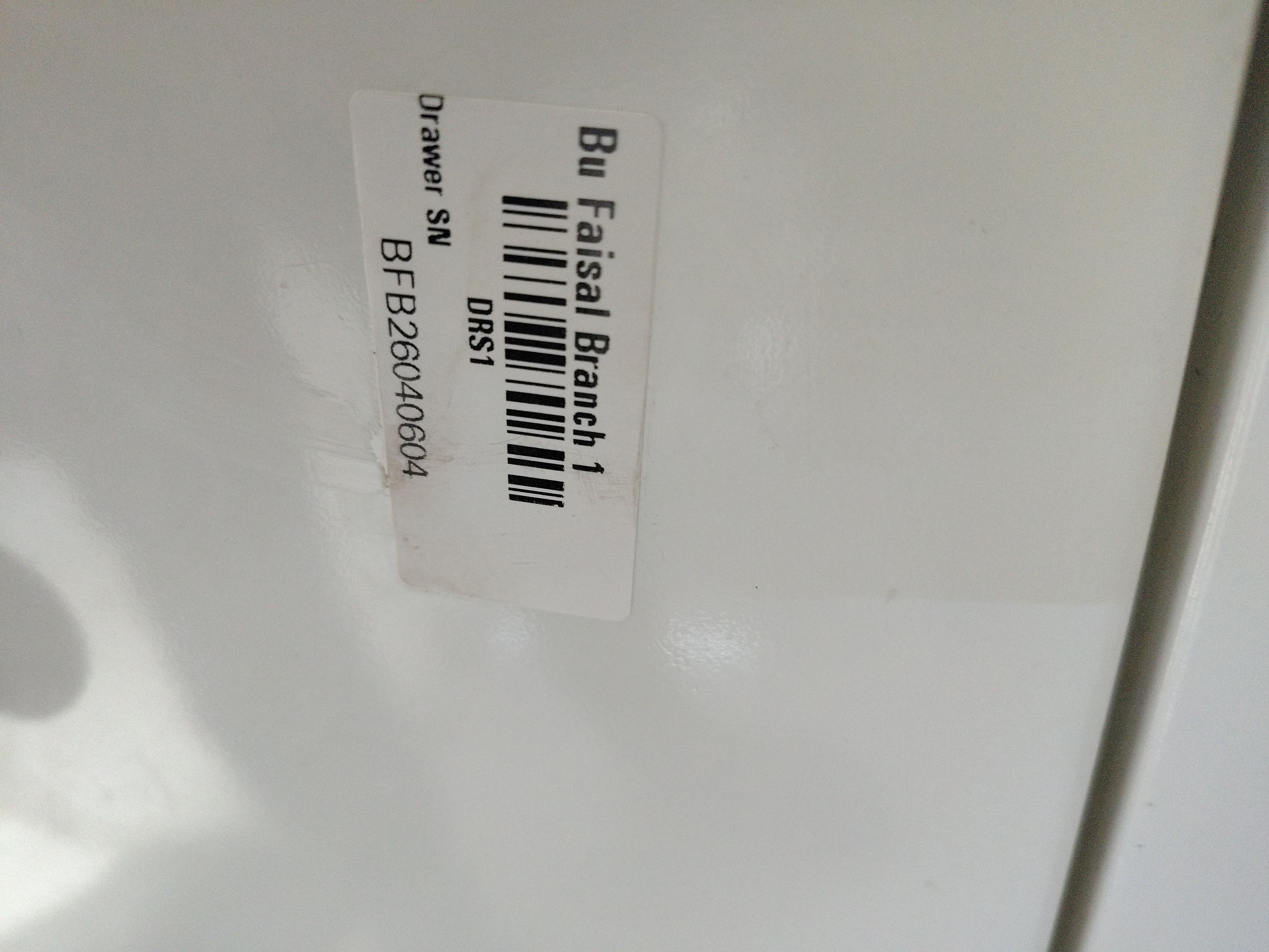 White Display Cabinet with Shelves and Drawers 2