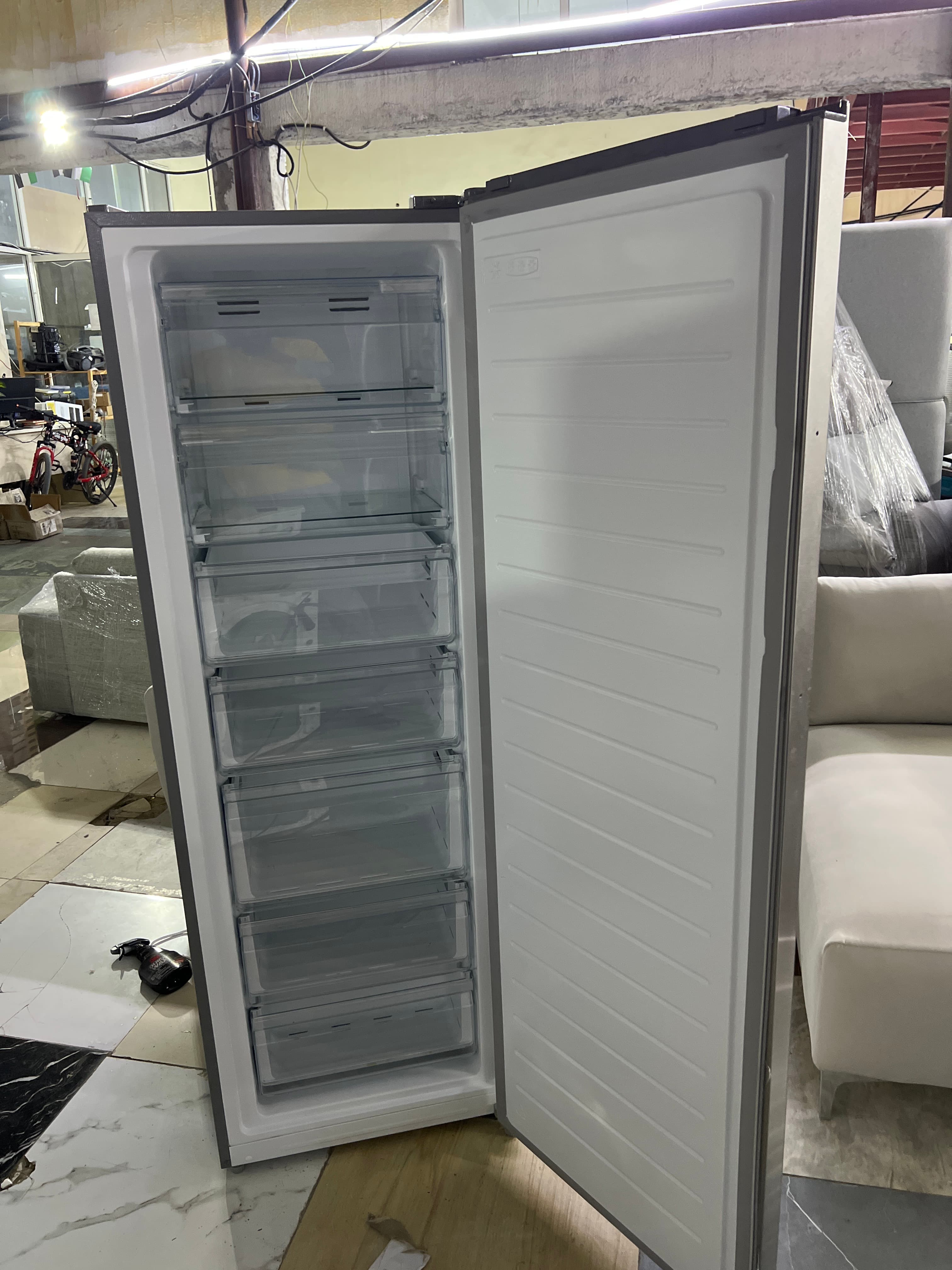 Used Midea Upright Freezer 260L 2