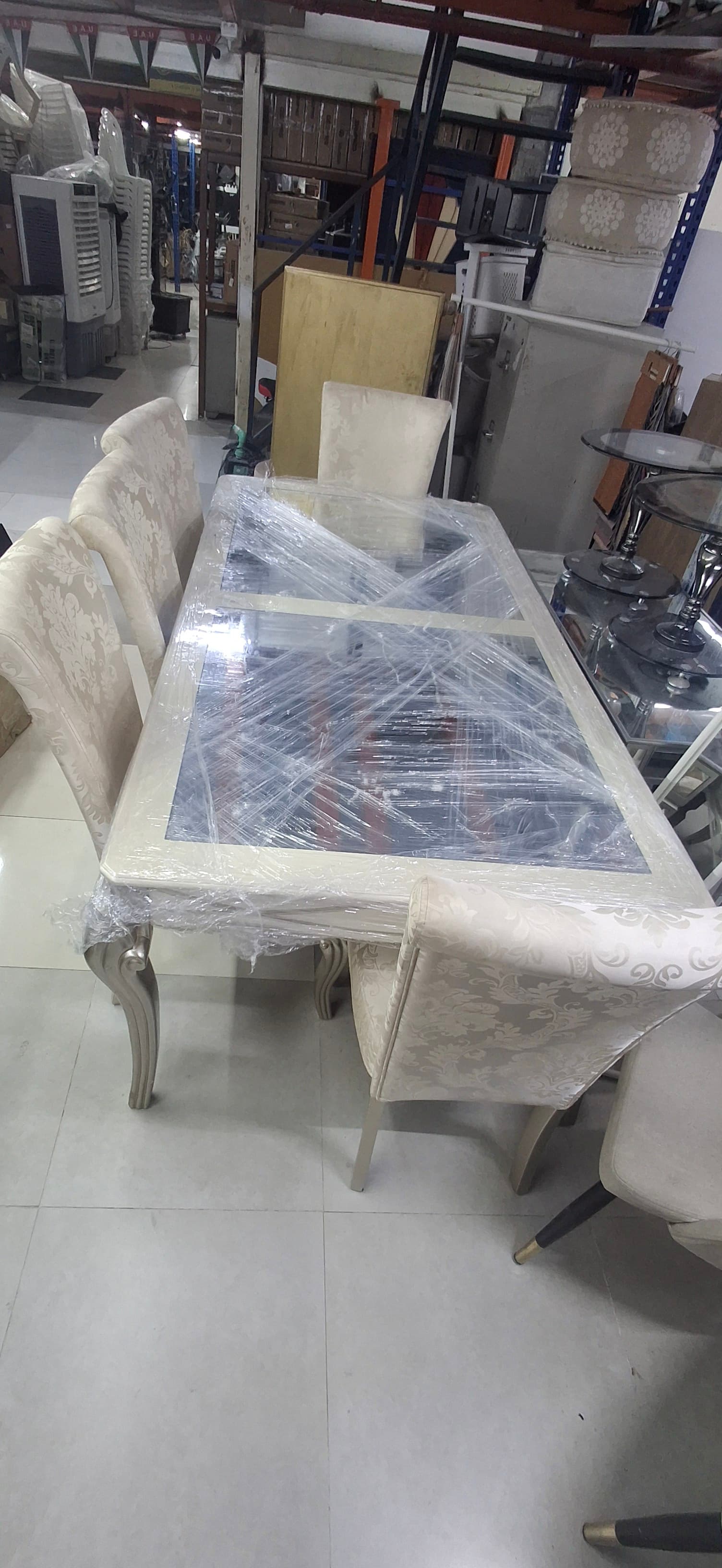 Used Dining Table Set with 4 Chairs