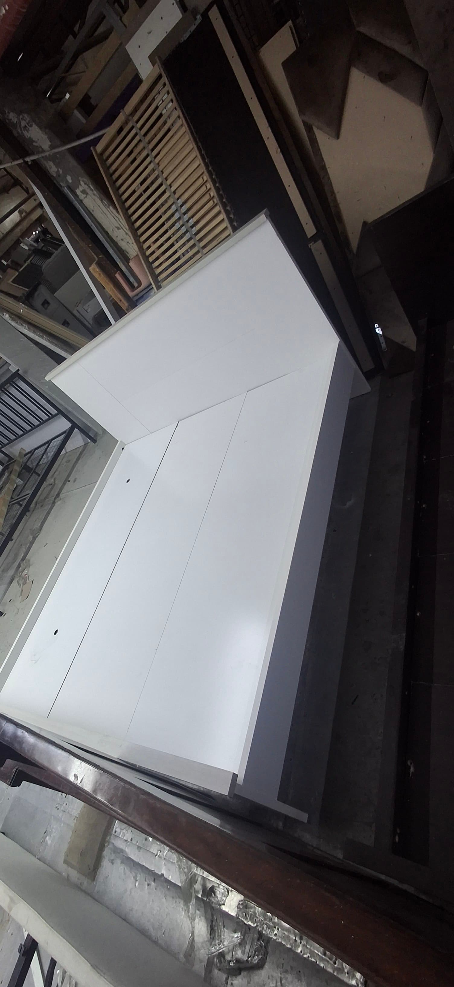 Used White Storage Bed Frame Queen 3