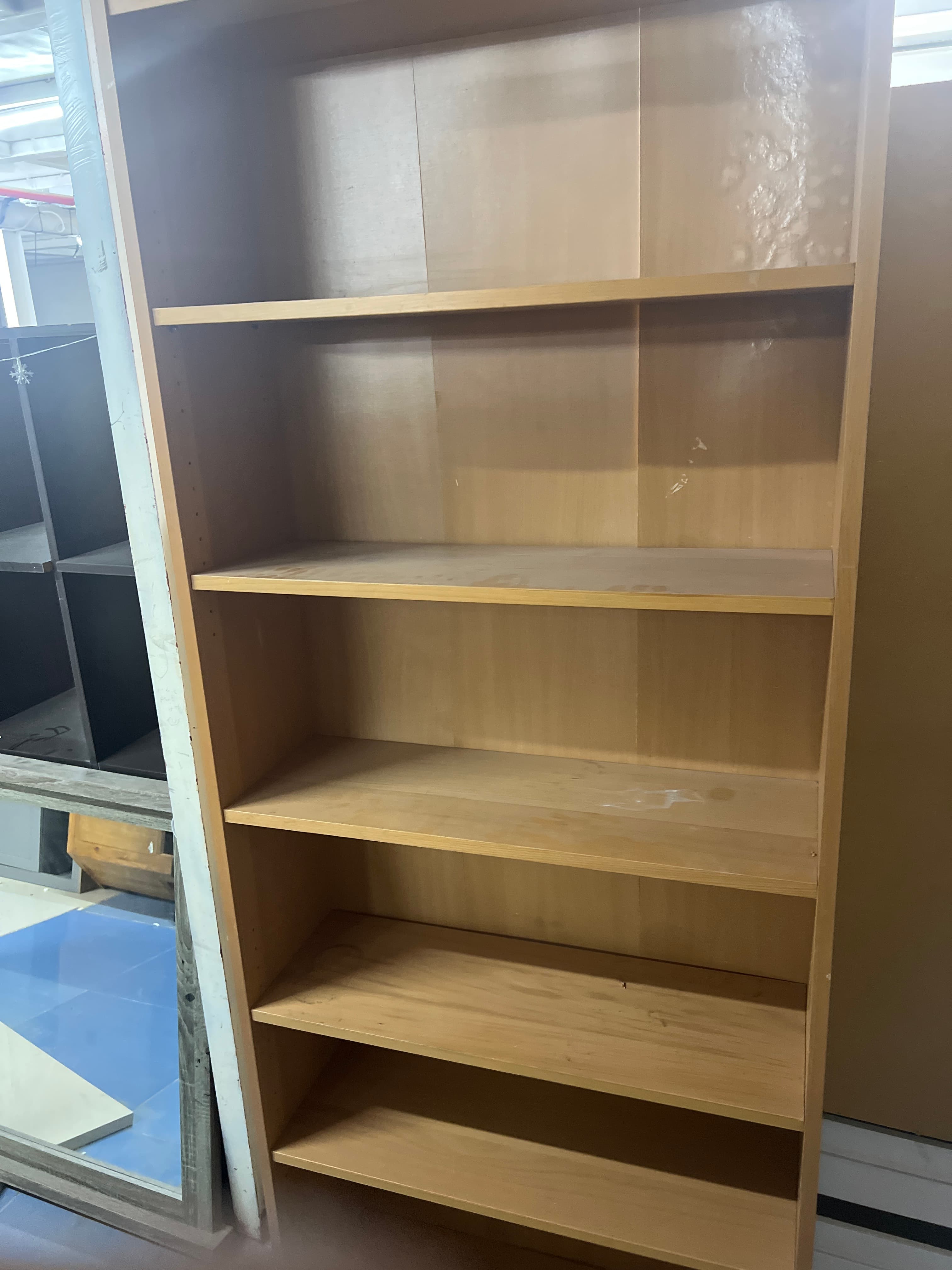 Used IKEA Bookshelf 5-Shelf Wood Storage 3