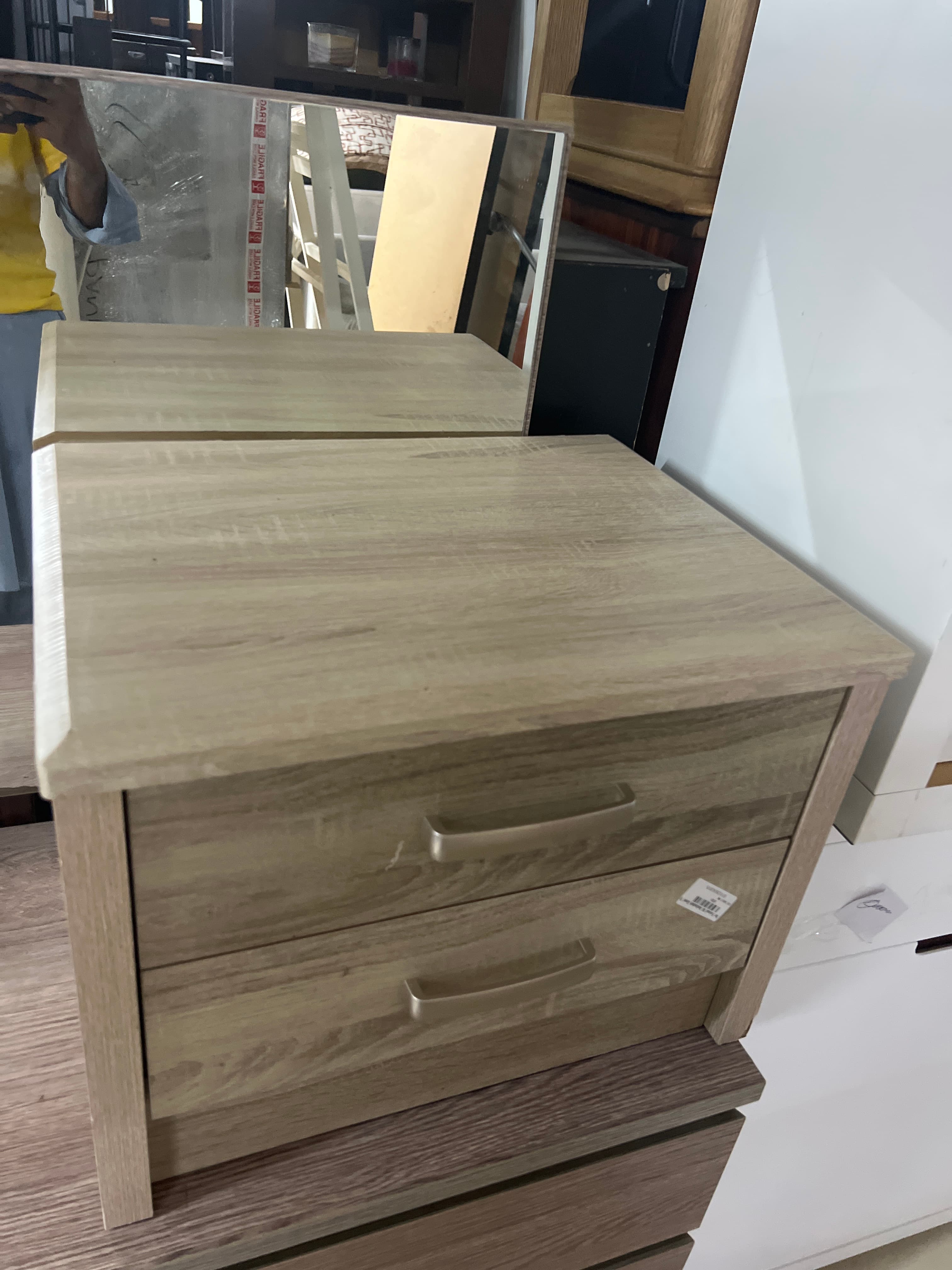 Used Home Box Nightstand 2-Drawer