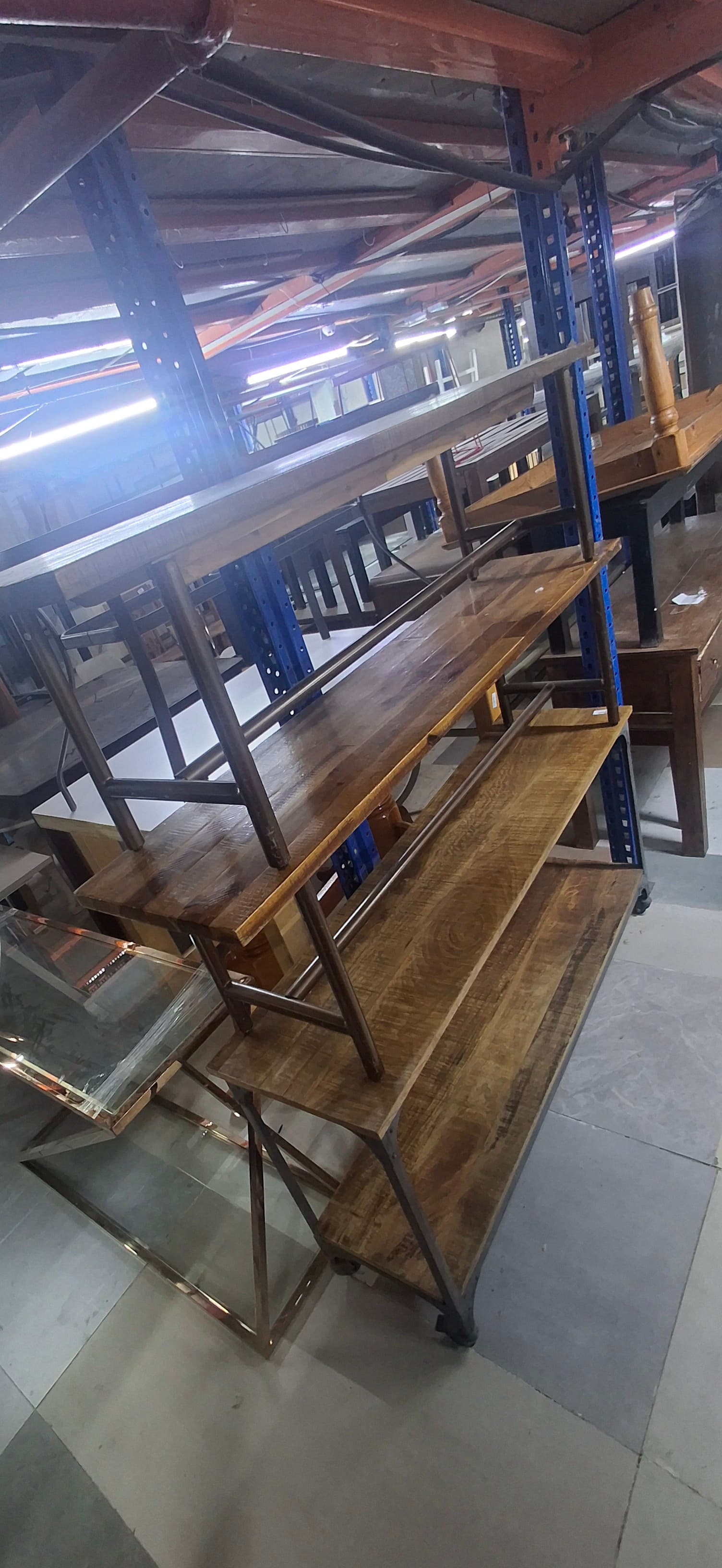 Used Wooden Dining Bench 180cm