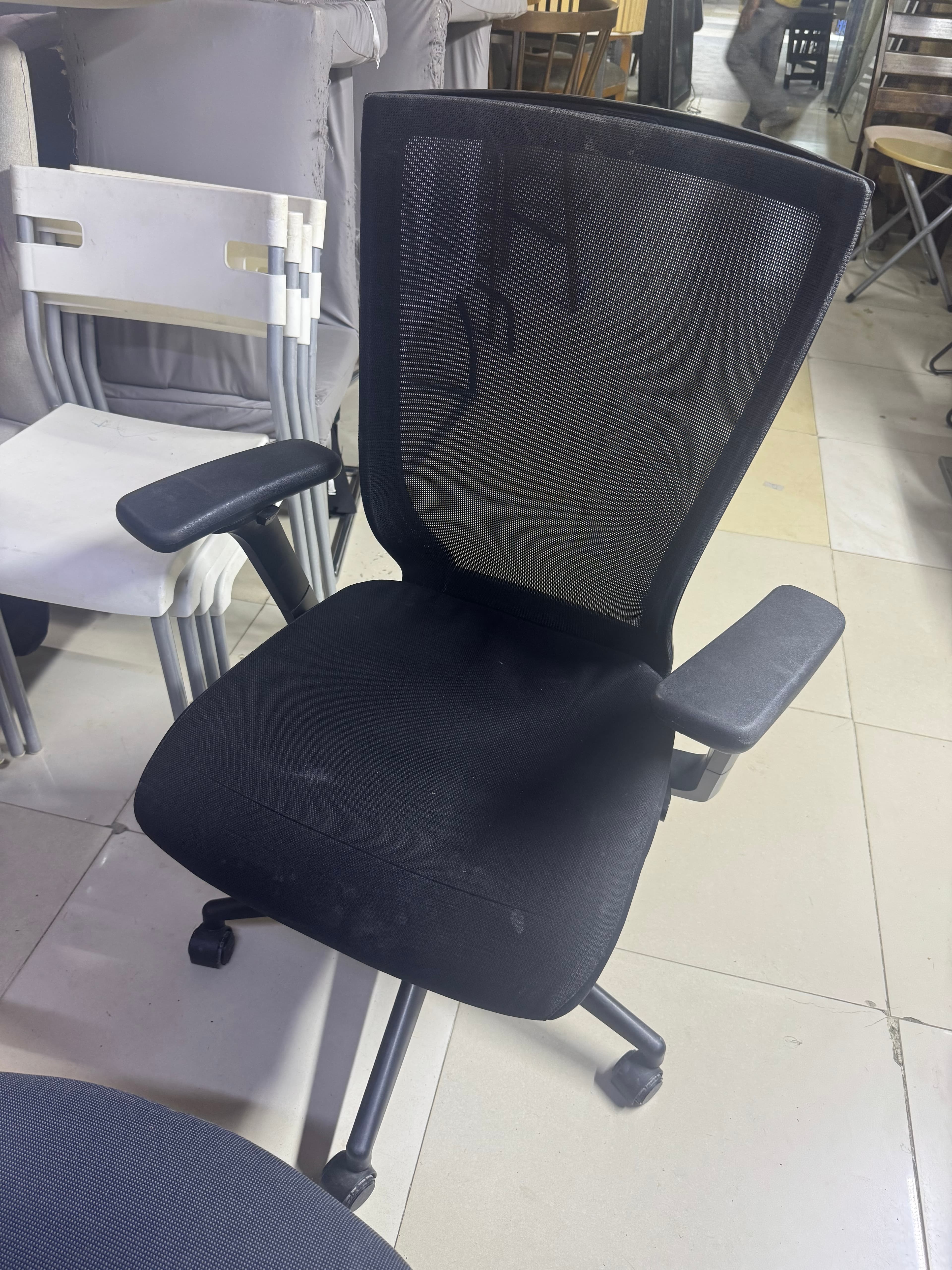 Used Office Mesh Chair Black