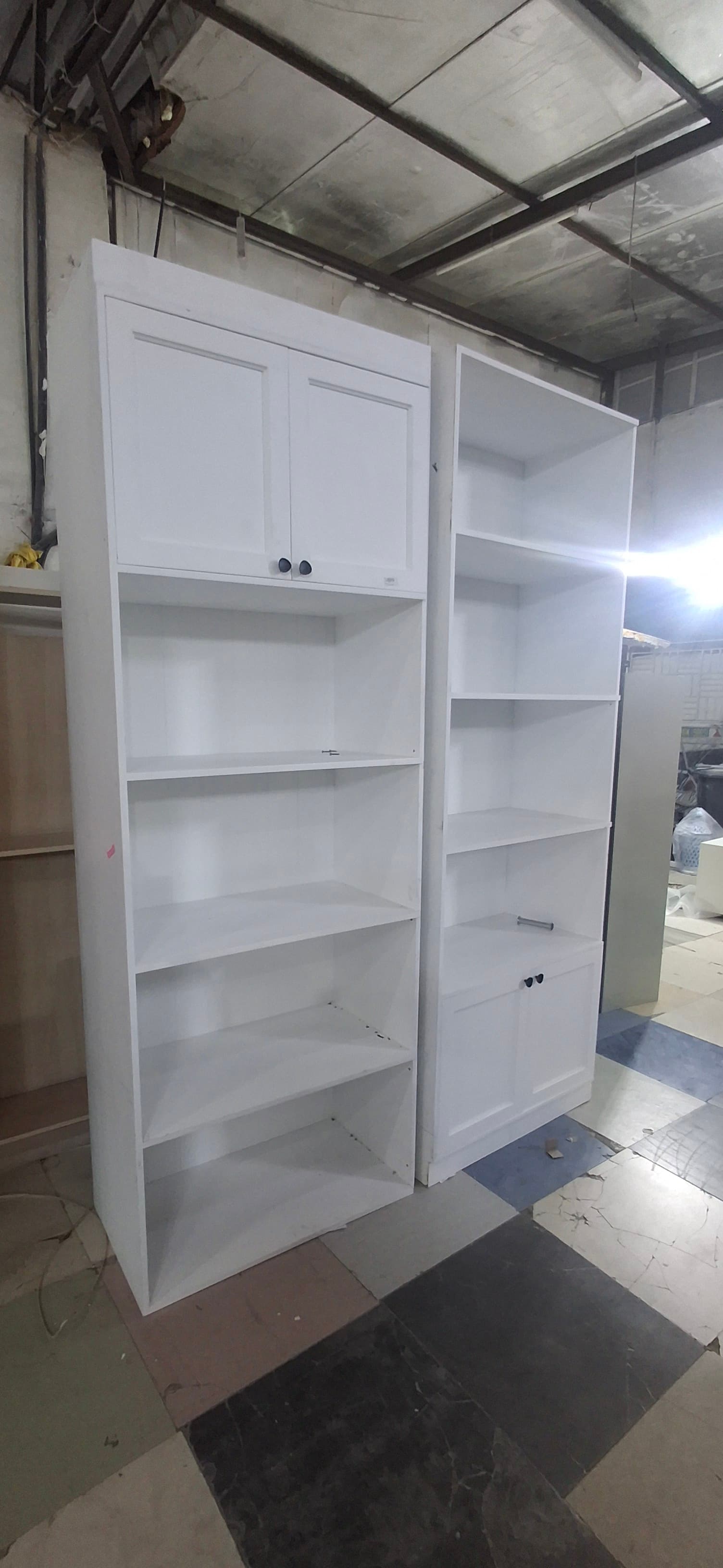 Used Bufaisal Storage Cabinet 5-Shelf White