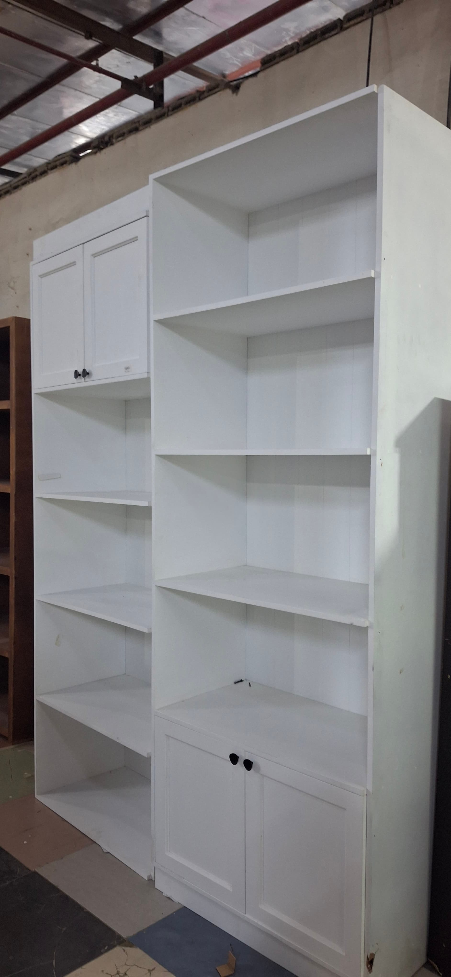 Used Bufaisal Storage Cabinet 5-Shelf White 3