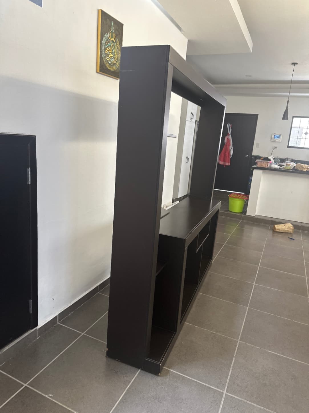 Used TV Entertainment Unit Black 55in 3
